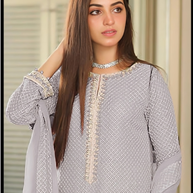 Lavender Premium Edition Festive/Party Wear Dress Material MOCNA