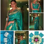 Teal Green Banarasi Silk Saree – Luxurious Festive &amp; Wedding Wear - Mocna