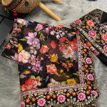 Designer Floral Georgette Saree – Elegant Party &amp; Festive Wear -  Mocna