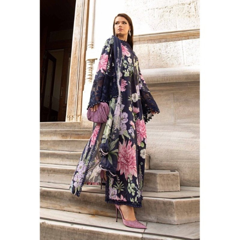 Pakistani Style Printed Cotton Salwar Suit with Dupatta - MOCNA