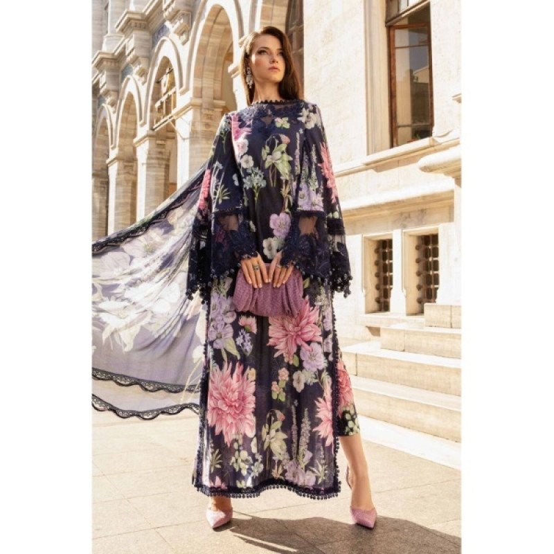 Pakistani Style Printed Cotton Salwar Suit with Dupatta - MOCNA