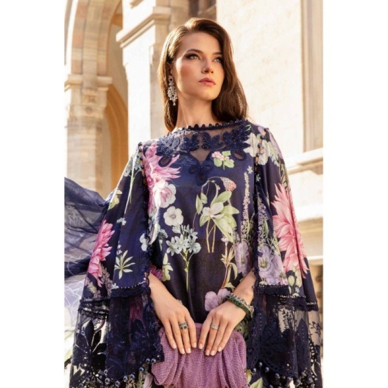 Pakistani Style Printed Cotton Salwar Suit with Dupatta - MOCNA