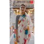 Apple Saree - Elegant Bhagalpuri Essence Saree - Mocna