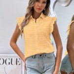 Urban Breeze Cotton Slub Top - Mocna