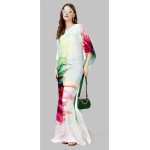 Midnight Flame  Kaftan With Digital Print (Free Size: M - 3XL) - MOCNA