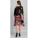 Retro Dot Kaftan ( Short )With Digital print - MOCNA