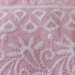 Elegant Pink Embroidered Pure Cotton Dress Material Suit Set - Mocna Fashion