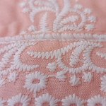 Light Orange(PEACH) Embroidered Pure Cotton Dress Material Suit Set - Mocna