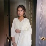White Embroidered Rayon 3-Piece Suit | Elegant Office &amp; Formal Wear | Heavy Dupatta - Mocna